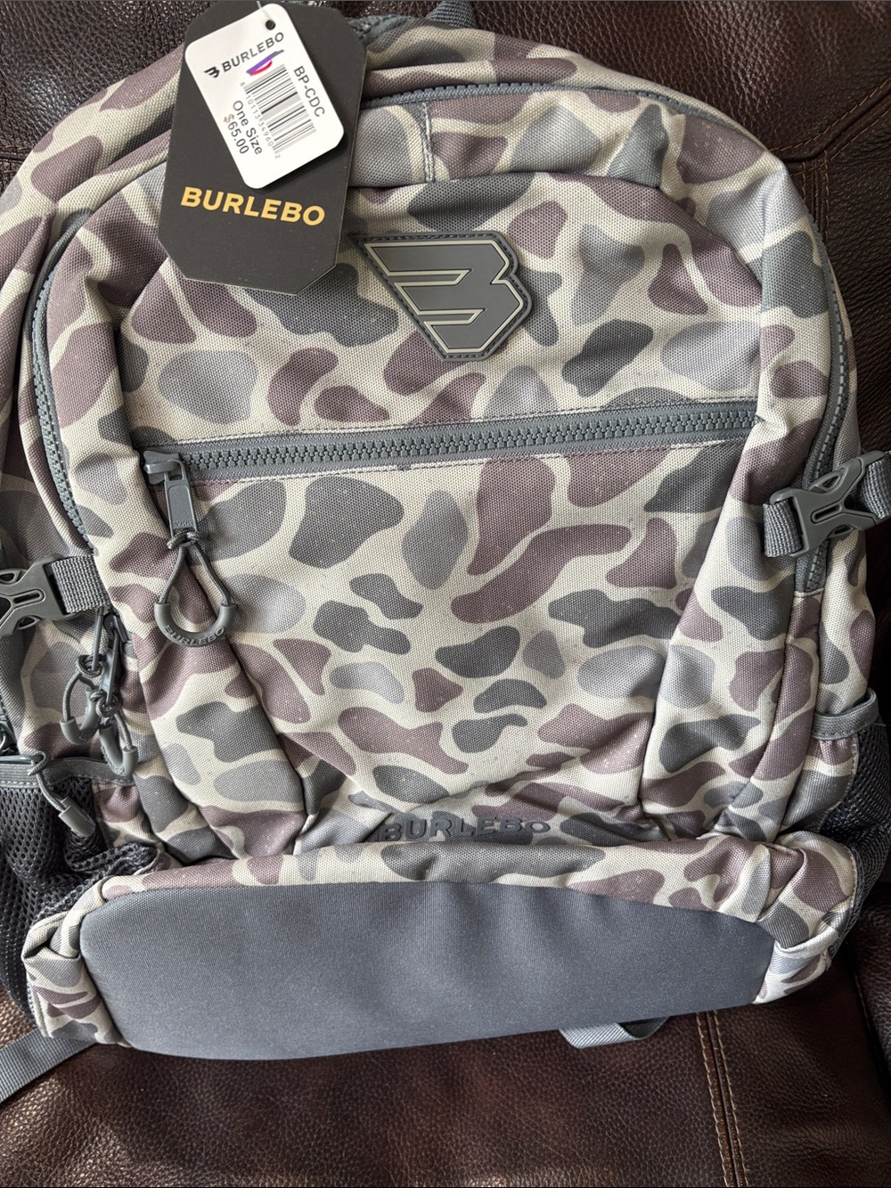 BURLEBO Classic Deer Camo Bookbag